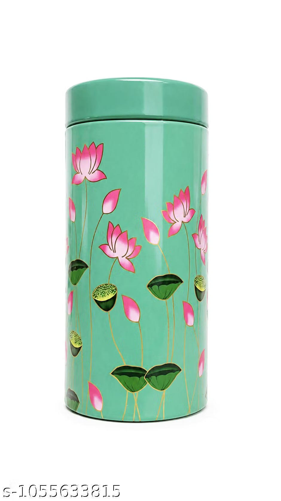 printed designed tin containers ( 500 pc pack ) 6inch tin