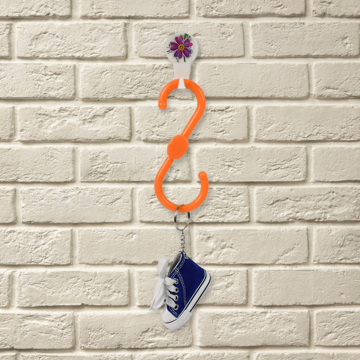Plastic S hook designed for versatile hanging solutions