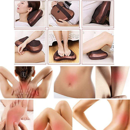 Compact Professional Massage Pillow displayed to show its portable size.