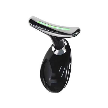 Packaging of the Neck Face Massager, highlighting brand and key features.