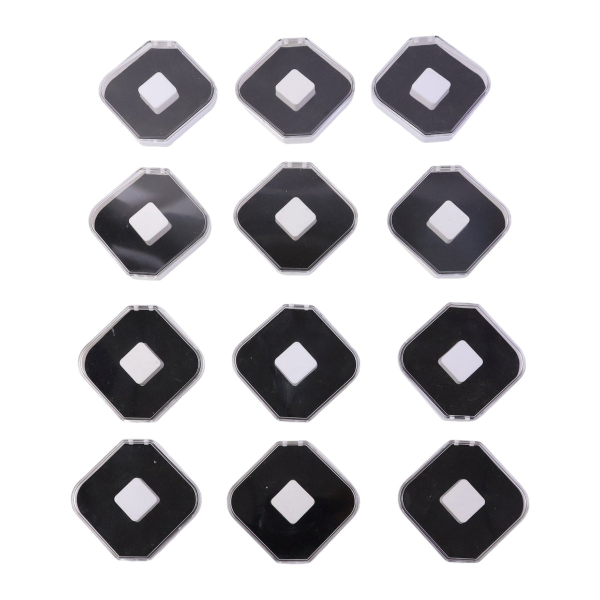 Close-up detail of soft cushion inserts in jewellery display box set