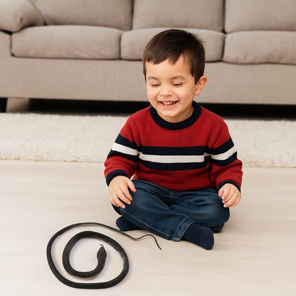 Realistic fake snake toy for garden and prank use