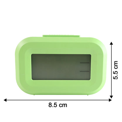 Alarm clock size guide image showing dimensions