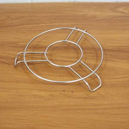 Versatile stainless steel cookware trivet for kitchen countertops