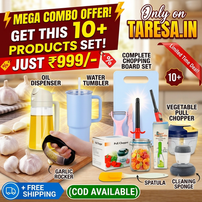 Upgrade Your Kitchen with the 10-in-1 Essential Utility Set — Just ₹999!
