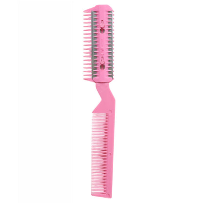 Hair cutting comb tool with ergonomic handle