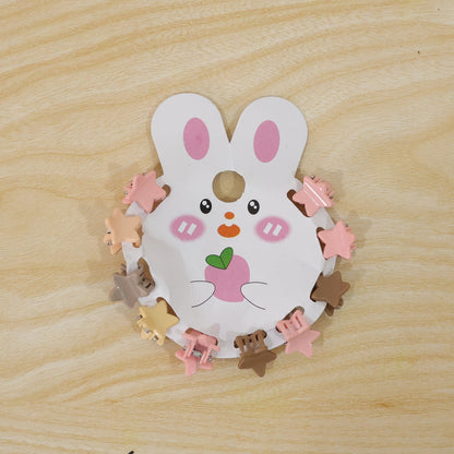 Mini Hair Claw Clips for Kids – Colorful Gentle Hold Set