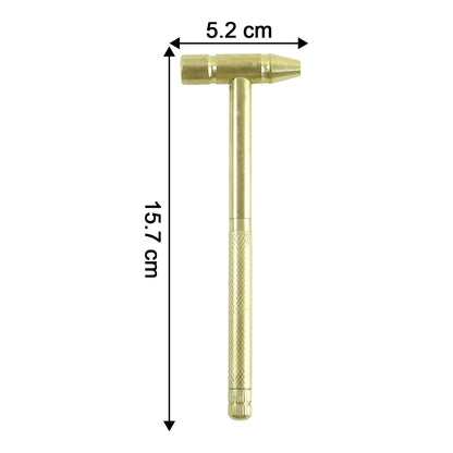 5-in-1 small hammer with interchangeable screwdriver tips for versatile home repairs