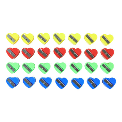 Heart design stationery sharpener set