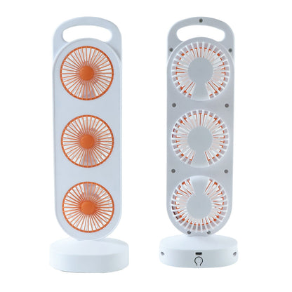 Rechargeable handheld cooling fan