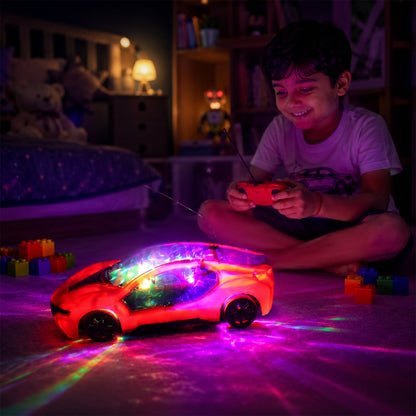 Remote Control Car for Kids – Fast Steering & Lights | Spark Tots