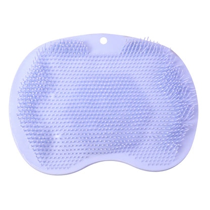 Foot cleaning mat made from durable silicone with massage bristles