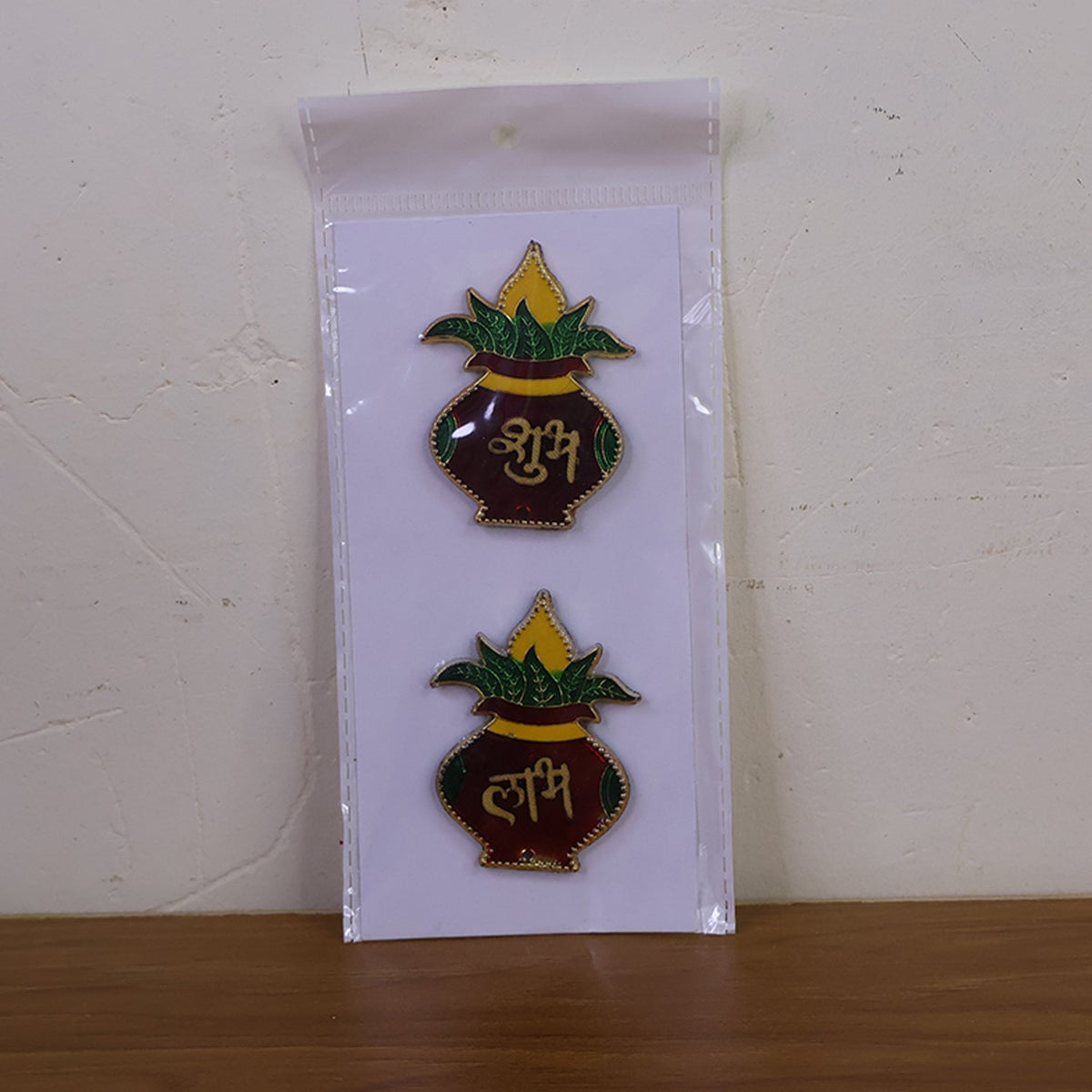 Decorative Shubh Labh Kalash wall hangings making an auspicious statement