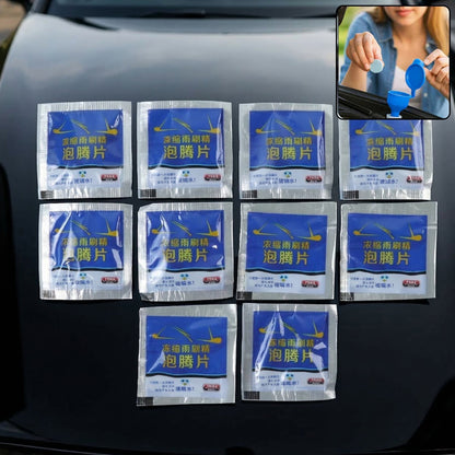 Car windshield cleaner tablets for effective vehicle cleaning