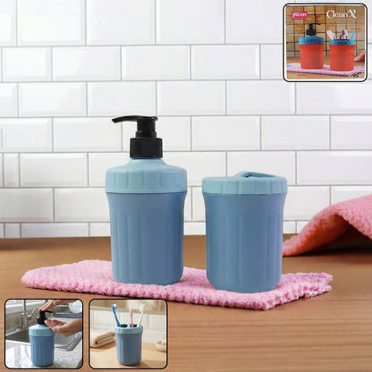Multipurpose soap dispenser with compact design for kitchen and bathroom