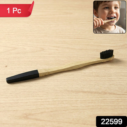 Eco-friendly bamboo toothbrush designed for daily oral hygiene