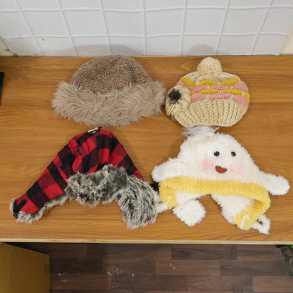 Person wearing all-season woolen and summer cap in outdoor setting